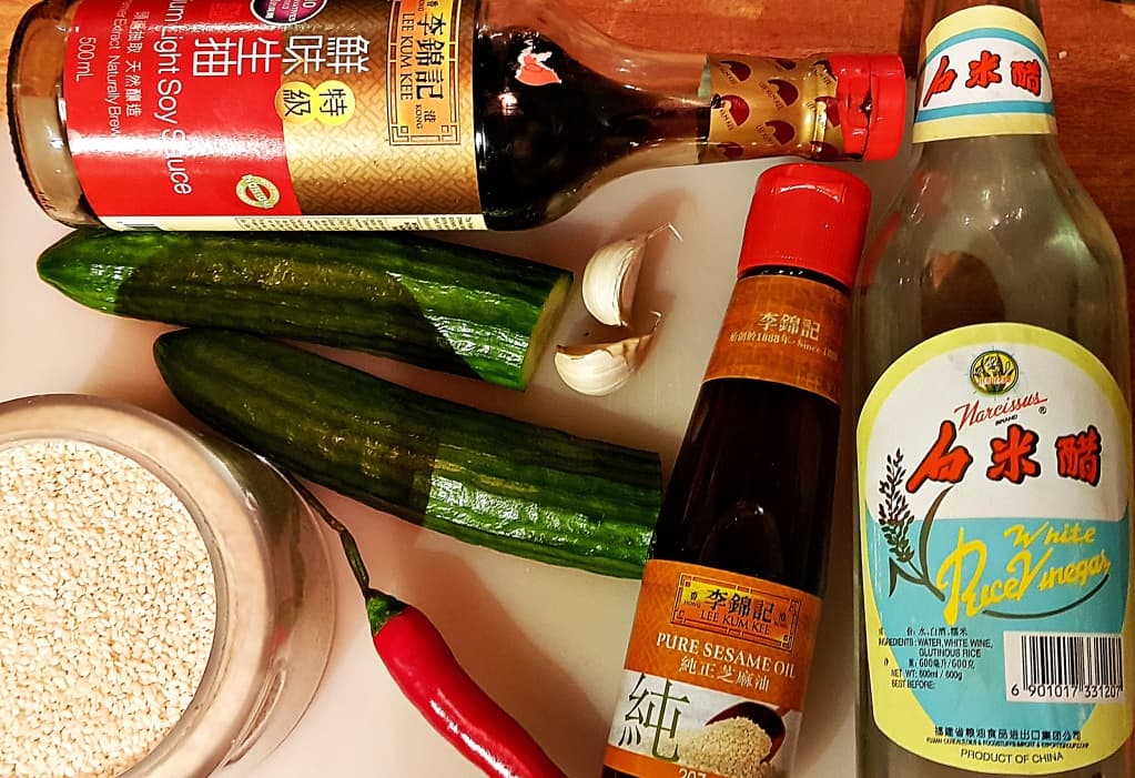 Kinesisk het gurksallad